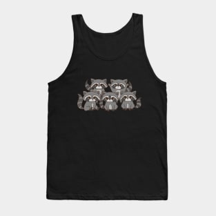 A sweet raccoon gang. Tank Top